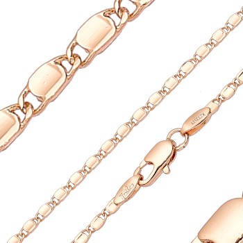 Apzeltītā ķēdīte Ieliektu (Pielāgojamu) cietu gliemeža posmu virkne