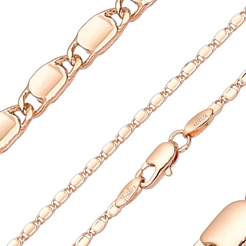 Apzeltītā ķēdīte Ieliektu (Pielāgojamu) cietu gliemeža posmu virkne