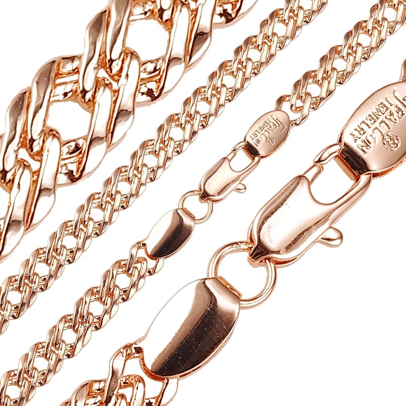 Apzeltītā ķēdīte Rombo austu stiepļu posmu pinums