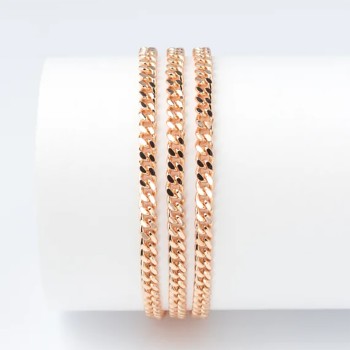 Apzeltītā ķēdīte Klasisks Maiami stila Kubas posmu pinums