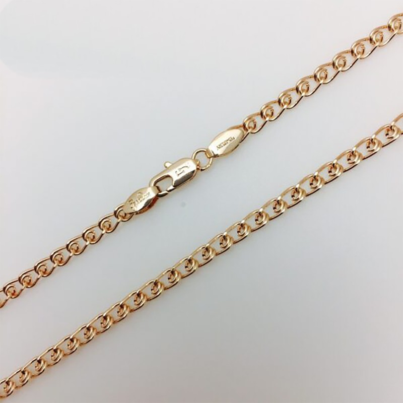 Apzeltītā ķēdīte Love austu stiepļu posmu pinums