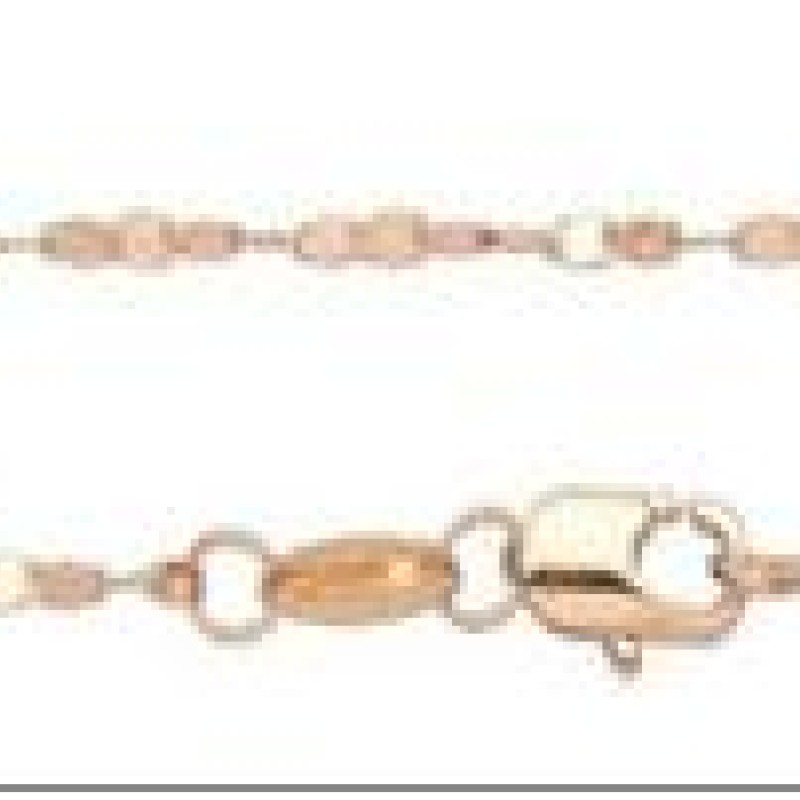 Apzeltītā ķēdīte Smalku pulētu gliemežvāku posmu virkne