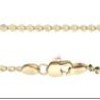 Apzeltītā ķēdīte Klasisku mežģīņu ovālu plakanu gredzenu posmu virkne