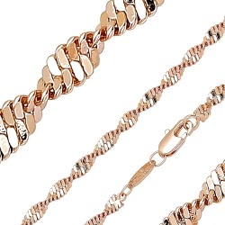 Apzeltītā ķēdīte Singapūras dubulto posmu pinums