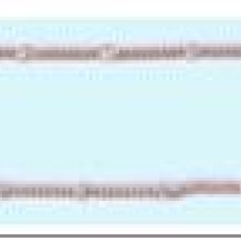 Apzeltītā ķēdīte Klasisks pinums ar saules staru Fancy posmiem