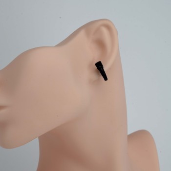 Nerūsējošā tērauda auskari melni