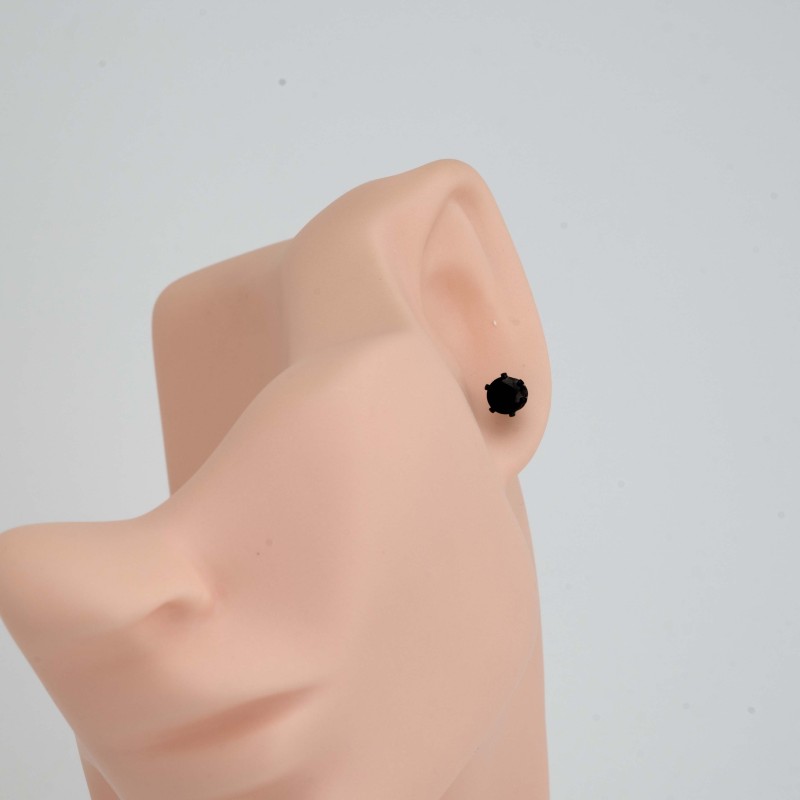 Nerūsējošā tērauda auskari melni