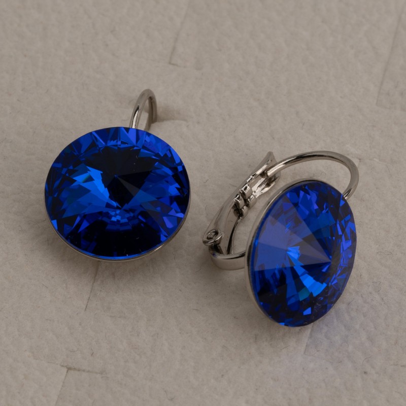 SWAROWSKI auskari ar rodija pārklājumu