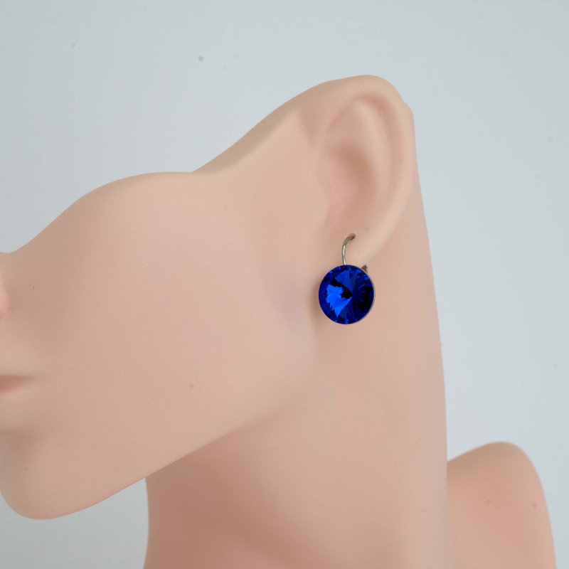 SWAROWSKI auskari ar rodija pārklājumu