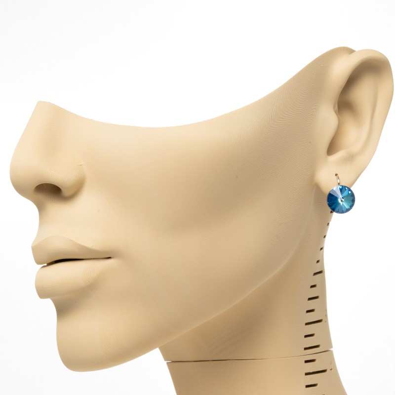 SWAROWSKI auskari ar rodija pārklājumu