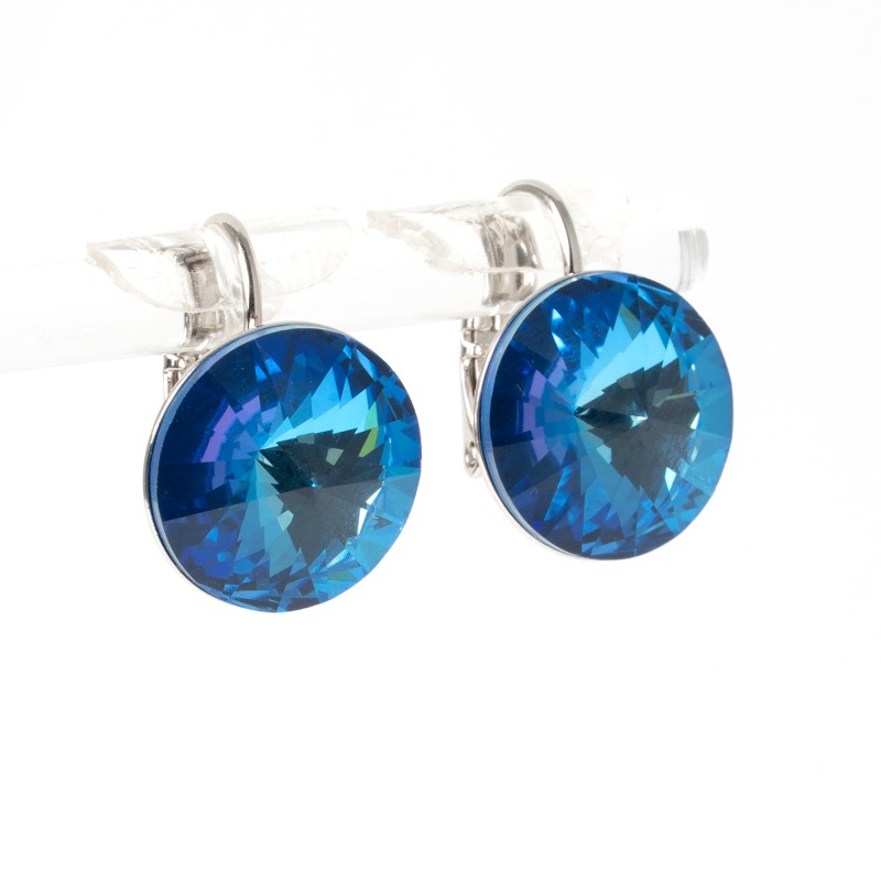 SWAROWSKI auskari ar rodija pārklājumu