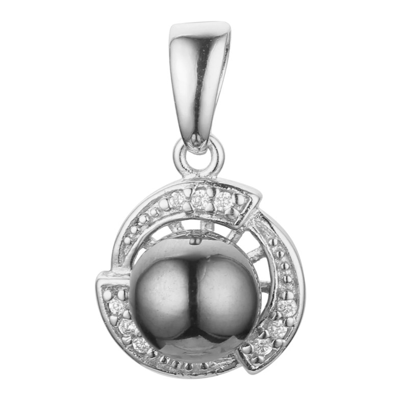 Kulons ar rodija pārklājumu