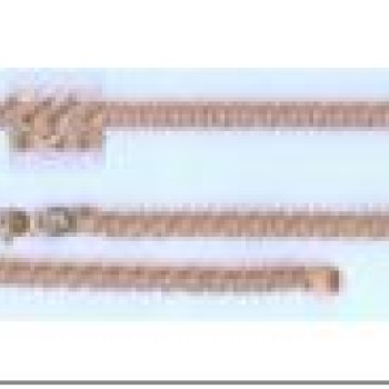 Apzeltītā ķēdīte Rombo austu stiepļu ar dubultrievām posmu pinums