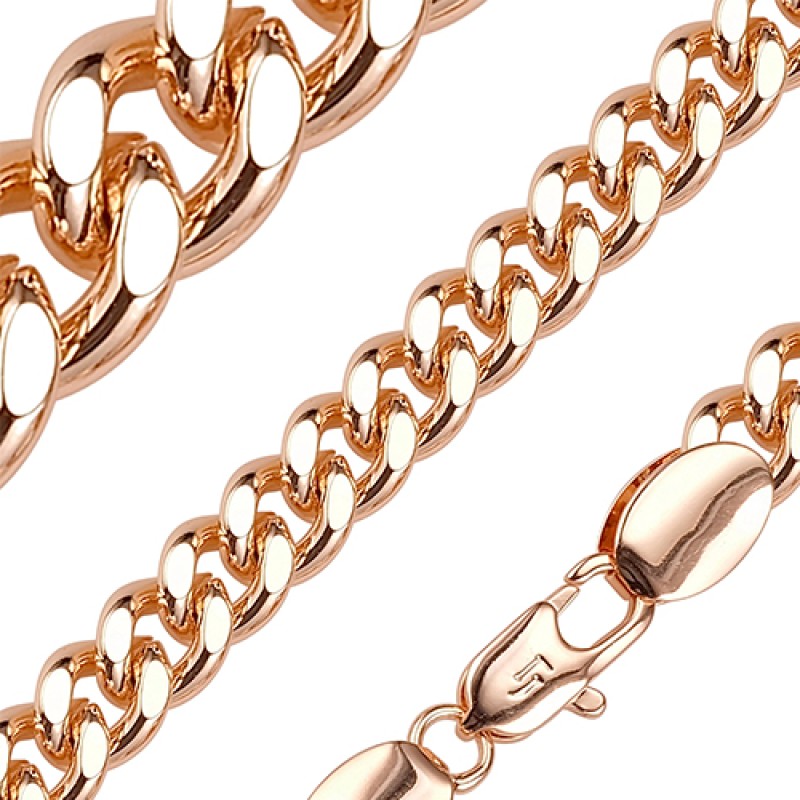 Apzeltītā ķēdīte Klasisks Maiami stila Kubas posmu pinums