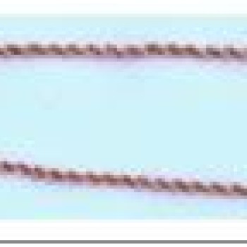 Apzeltītā ķēdīte Singapūras trīskāršas vienā virknes pinums