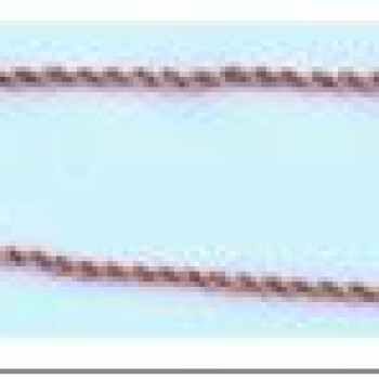 Apzeltītā ķēdīte Singapūras trīskāršas vienā virknes pinums