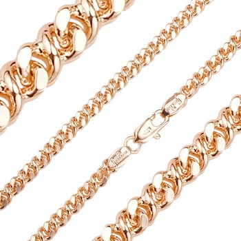 Apzeltītā ķēdīte Infinity apaļa 8-ka posmu pinums