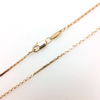 Apzeltītā ķēdīte Fancy Bostona posmu ar grāvējumu virkne