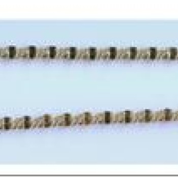 Apzeltītā ķēdīte Īpaši plānu gliemežu posmu virkne