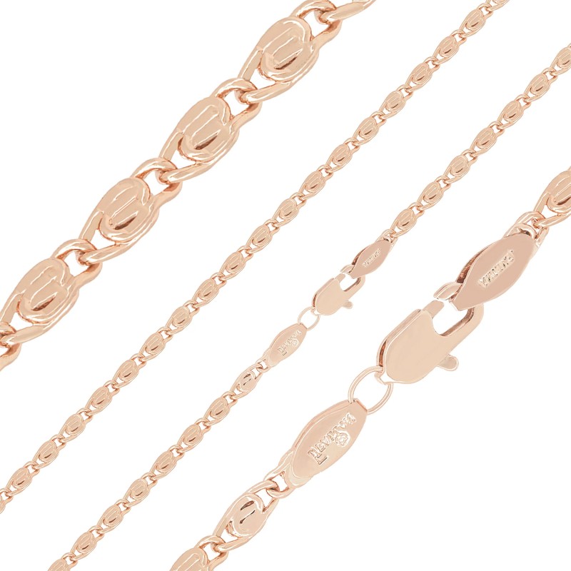 Apzeltītā ķēdīte Īpaši plānu gliemežu posmu virkne