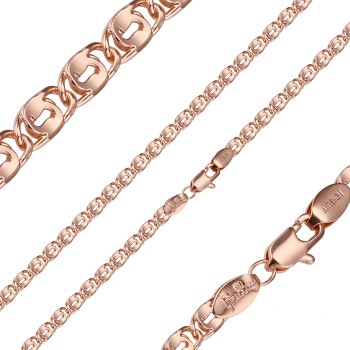 Apzeltītā ķēdīte Gliemežu atslēgas slēdzenes atvēruma posmu virkne