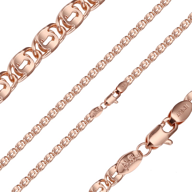 Apzeltītā ķēdīte Gliemežu atslēgas slēdzenes atvēruma posmu virkne