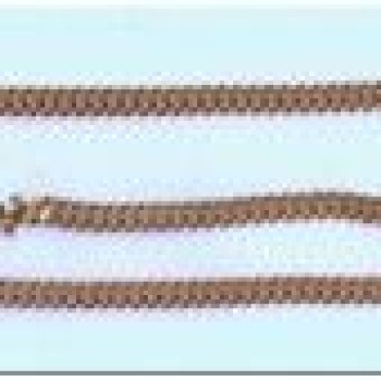 Apzeltītā ķēdīte Klasisks Maiami stila Kubas posmu pinums