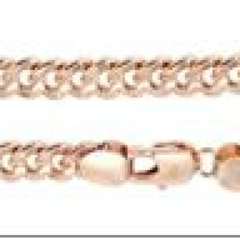 Apzeltītā ķēdīte Apmalas posmu virkne ar centra rievu savienojuma vietā