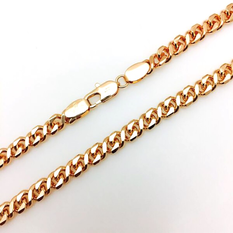 Apzeltītā ķēdīte Infinity klasiskā 8-ka posmu pinums