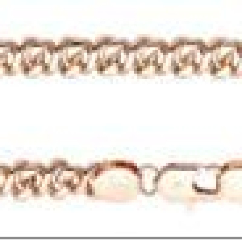 Apzeltītā ķēdīte Infinity klasiskā 8-ka posmu pinums