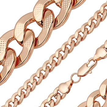 Apzeltītā ķēdīte Apmaļu punktveida gravējuma posmu virkne