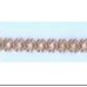 Apzeltītā ķēdīte Klasisks Rombo austu stiepļu posmu pinums