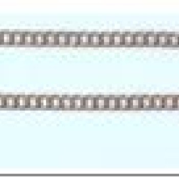 Apzeltītā ķēdīte Klasiskās ķēdes ar apmales posmu virkne