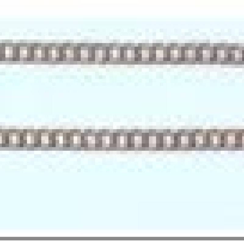 Apzeltītā ķēdīte Klasiskās ķēdes ar apmales posmu virkne