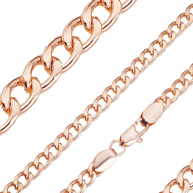 Apzeltīta ķēdīte Apļveida apmales(Round Curb) posmu virkne