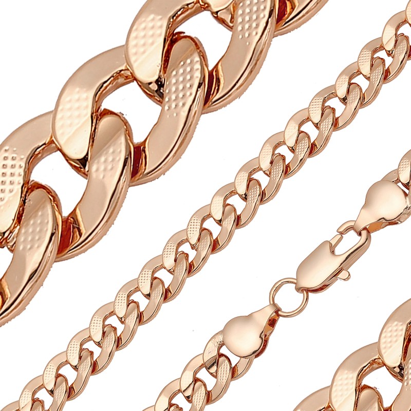 Apzeltītā ķēdīte Apmaļu punktveida gravējuma posmu virkne