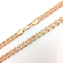 Apzeltītā ķēdīte Kabeļveida gliemežvāku posmu pinums