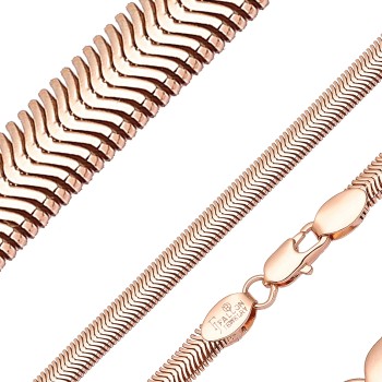 Apzeltītā ķēdīte Plakanu čūskas skeleta posmu virkne