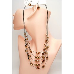 Kaklarota stieple ar auskariem