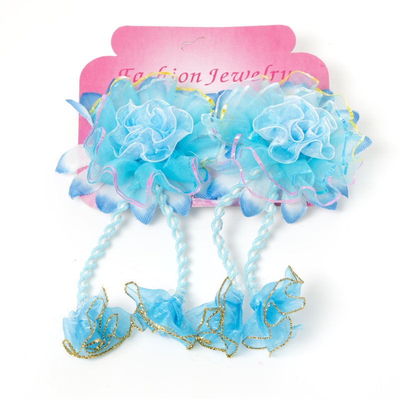 Matu gumija ar pušķi un bārkstīm( 2gab.)