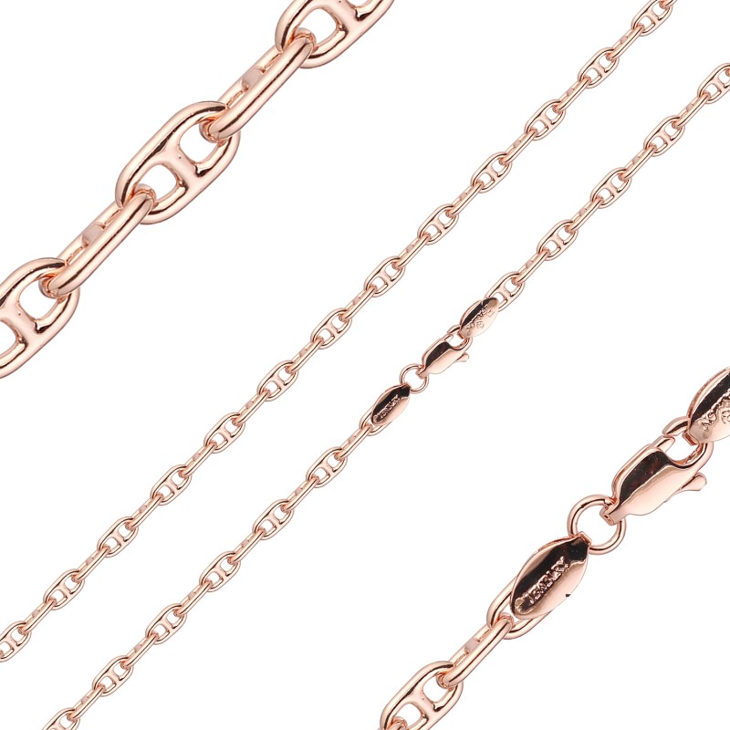 Apzeltīta rokassprādze Jūras enkura(Mariner Anchor) ķēdes posmu virkne