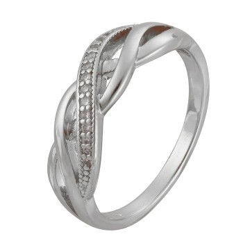 Gredzens ar rodija pārklājumu