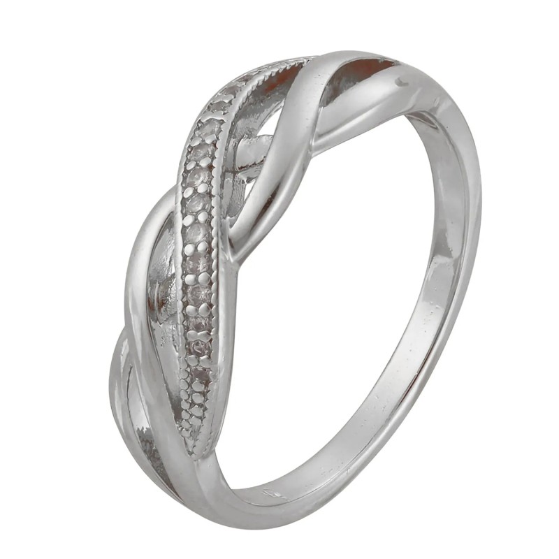 Gredzens ar rodija pārklājumu