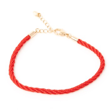 Apzeltīta rokassprādze-aukla