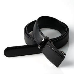 Ādas josta vīriešu GELOMA 3,1cm ar sprādzi "automāts"