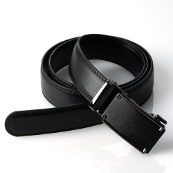 Ādas josta vīriešu GELOMA 3,1cm ar sprādzi "automāts"