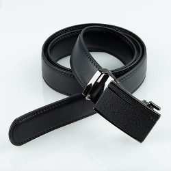 Ādas josta vīriešu GELOMA 3,1cm ar sprādzi "automāts"