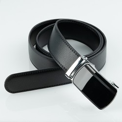 Ādas josta vīriešu GELOMA 3,5cm ar sprādzi "automāts"