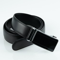 Ādas josta vīriešu GELOMA 3,5cm ar sprādzi "automāts"