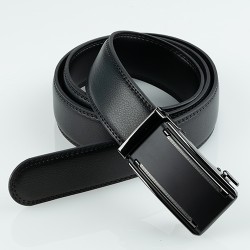 Ādas josta vīriešu GELOMA 3,5cm ar sprādzi "automāts"